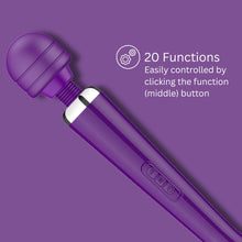 Load image into Gallery viewer, loving-joy-rechargeable-magic-wand-vibrator-purple
