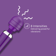 Load image into Gallery viewer, loving-joy-rechargeable-magic-wand-vibrator-purple
