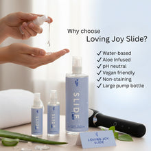 Load image into Gallery viewer, loving-joy-slide-water-based-lubricant-500ml
