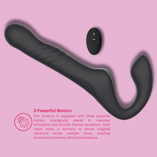 Load image into Gallery viewer, mina-surge-remote-thrusting-vibrating-strapless-strap-on
