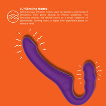 Load image into Gallery viewer, mina-echo-remote-vibrating-strapless-strap-on
