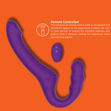 Load image into Gallery viewer, mina-echo-remote-vibrating-strapless-strap-on

