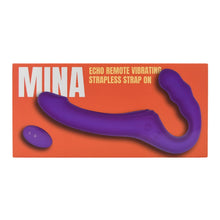 Load image into Gallery viewer, mina-echo-remote-vibrating-strapless-strap-on
