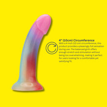 Load image into Gallery viewer, mina-iridescent-silicone-dildo
