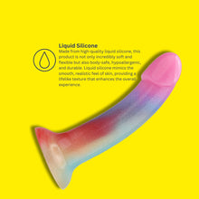 Load image into Gallery viewer, mina-iridescent-silicone-dildo
