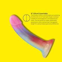 Load image into Gallery viewer, mina-iridescent-silicone-dildo
