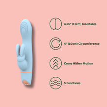 Load image into Gallery viewer, mina-hail-come-hither-rabbit-vibrator
