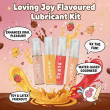 Load image into Gallery viewer, loving-joy-flavoured-lubricant-set-4-pack
