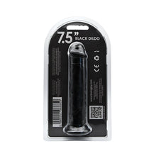 Load image into Gallery viewer, loving-joy-7-5-inch-suction-cup-dildo-black
