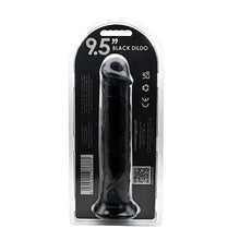 Load image into Gallery viewer, loving-joy-9-5-inch-suction-cup-dildo-black
