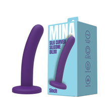 Load image into Gallery viewer, mina-silk-curved-silicone-dildo-5-inch
