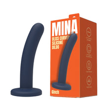 Load image into Gallery viewer, mina-bliss-curved-silicone-dildo-6-inch
