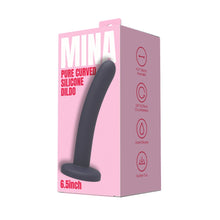 Load image into Gallery viewer, mina-pure-curved-silicone-dildo-6-5-inch
