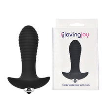 Load image into Gallery viewer, loving-joy-swirl-7-function-vibrating-butt-plug

