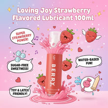 Load image into Gallery viewer, loving-joy-strawberry-flavoured-lubricant-100ml
