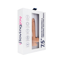 Load image into Gallery viewer, loving-joy-7-5-remote-gyrating-vibrating-silicone-dildo
