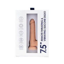 Load image into Gallery viewer, loving-joy-7-5-remote-thrusting-vibrating-silicone-dildo
