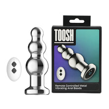 Load image into Gallery viewer, toosh-remote-controlled-metal-vibrating-anal-beads

