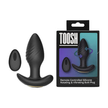 Load image into Gallery viewer, toosh-remote-controlled-silicone-rotating-vibrating-butt-plug
