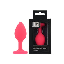 Load image into Gallery viewer, toosh-pink-silicone-butt-plug-small
