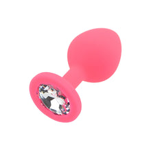 Load image into Gallery viewer, toosh-pink-silicone-butt-plug-medium
