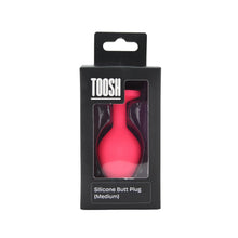 Load image into Gallery viewer, toosh-pink-silicone-butt-plug-medium
