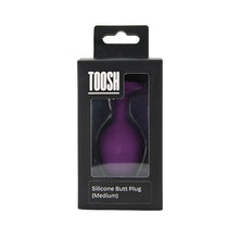 Load image into Gallery viewer, toosh-purple-silicone-butt-plug-medium
