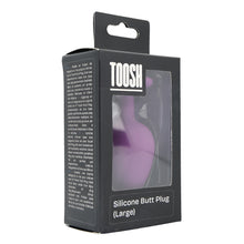 Load image into Gallery viewer, toosh-purple-silicone-butt-plug-large
