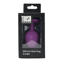 Load image into Gallery viewer, toosh-purple-silicone-butt-plug-large
