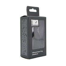 Load image into Gallery viewer, toosh-black-silicone-butt-plug-medium
