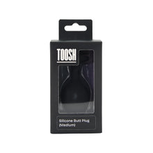 Load image into Gallery viewer, toosh-black-silicone-butt-plug-medium
