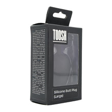 Load image into Gallery viewer, toosh-black-silicone-butt-plug-large
