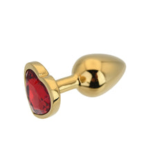 Load image into Gallery viewer, toosh-heart-shaped-gold-with-red-stone-small
