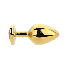 Load image into Gallery viewer, toosh-heart-shaped-gold-with-red-stone-medium

