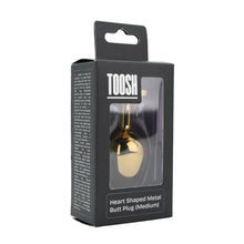 Load image into Gallery viewer, toosh-heart-shaped-gold-with-red-stone-medium
