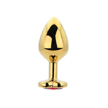 Load image into Gallery viewer, toosh-heart-shaped-gold-with-red-stone-medium
