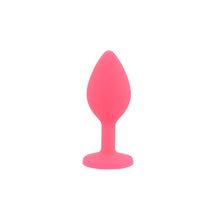Load image into Gallery viewer, toosh-silicone-butt-plug-pink-set-of-3-clear-stone
