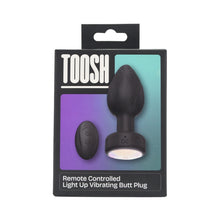 Load image into Gallery viewer, toosh-remote-controlled-light-up-vibrating-butt-plug
