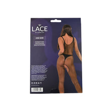 Load image into Gallery viewer, lace-by-lj-rhinestone-crotchless-bodystocking-black
