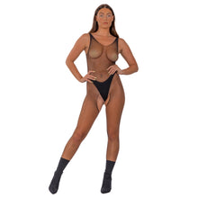 Load image into Gallery viewer, lace-by-lj-fishnet-crotchless-bodystocking-black
