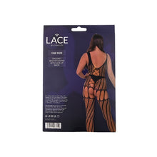 Load image into Gallery viewer, lace-by-lj-crochet-bodystocking-with-lace-up-back-black
