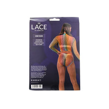 Load image into Gallery viewer, lace-by-lj-rainbow-fence-net-crop-top-and-bottoms
