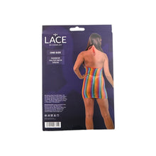 Load image into Gallery viewer, lace-by-lj-rainbow-halter-neck-dress
