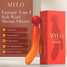 Load image into Gallery viewer, mylo-3-in-1-body-wand-massager-fire
