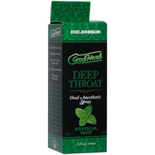 Load image into Gallery viewer, doc-johnson-good-head-deep-throat-spray-mint
