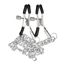 Load image into Gallery viewer, bound-to-please-adjustable-nipple-clamps-chain
