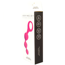 Load image into Gallery viewer, loving-joy-triple-ripple-anal-beads-pink
