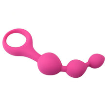 Load image into Gallery viewer, loving-joy-triple-ripple-anal-beads-pink
