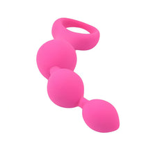 Load image into Gallery viewer, loving-joy-triple-ripple-anal-beads-pink
