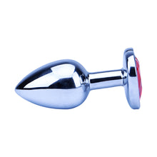 Load image into Gallery viewer, precious-metals-limited-edition-heart-shaped-anal-plugs-silver
